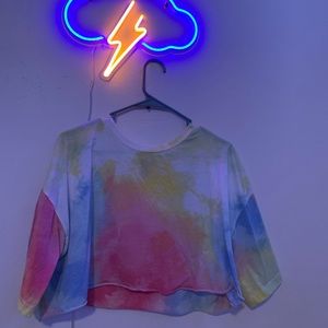 Tie dye crop too